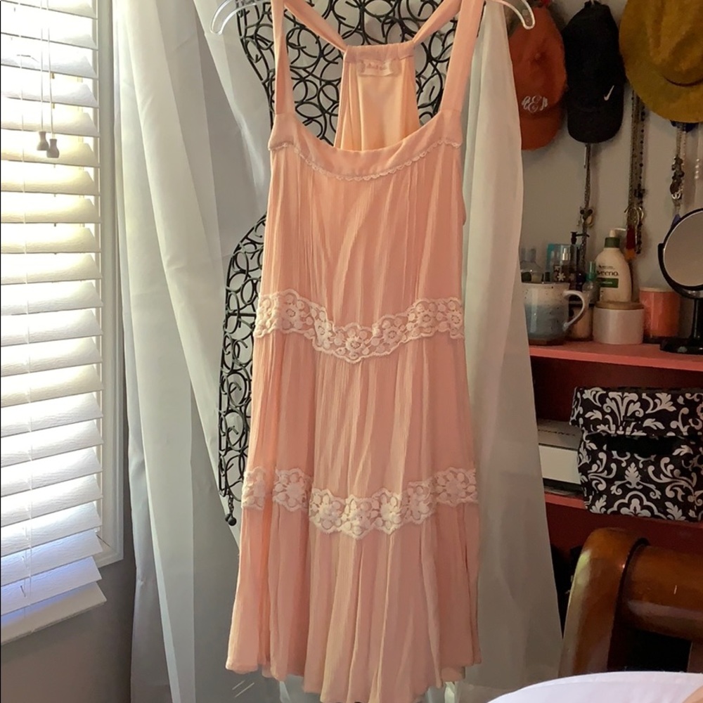Pale Pink and lace altar’d state dress